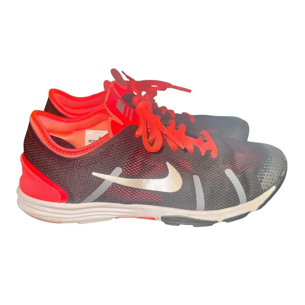 Nike Lunarelement Running Sneakers Women’s Size 7 Black Pink Mesh Shoes